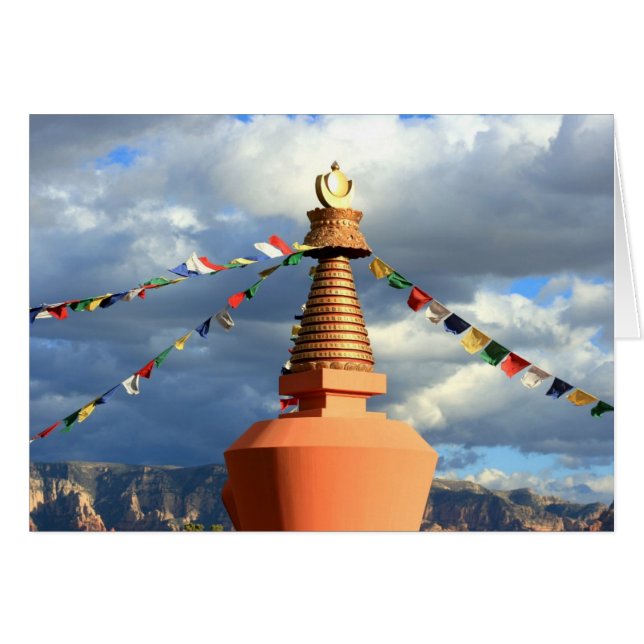Boeddhistische Stupa in Sedona, Az (Voorkant Horizontaal)