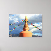 Boeddhistische stupa omwikkeld canvas (Voorkant)