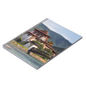 Boeddhistische tempel bij rivier notitieboek (Linkerzijde)