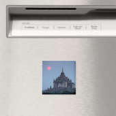 Boeddhistische Tempel Bij Zonsondergang Magneet (Insitu (Vaatwasser))