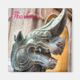 Boeddhistische tempel in Bangkok, Thailand Magneet
