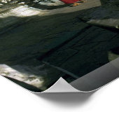 Boeddhistische tempel in Kathmandu, Nepal Poster (Hoek)