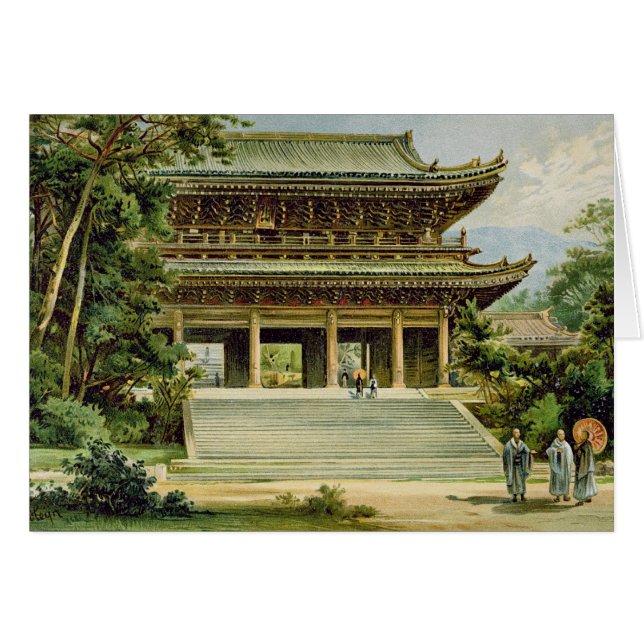 Boeddhistische tempel in Kyoto, Japan (Voorkant Horizontaal)