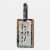 Boeddhistische tempel in Kyoto Japan Easy ID Perso Bagagelabel (Achterkant verticaal)