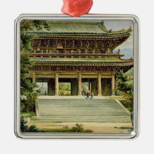 Boeddhistische tempel in Kyoto, Japan Metalen Ornament