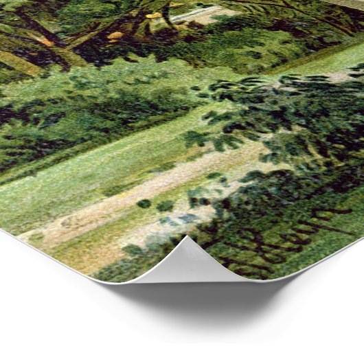 Boeddhistische tempel in Kyoto, Japan Poster (Hoek)