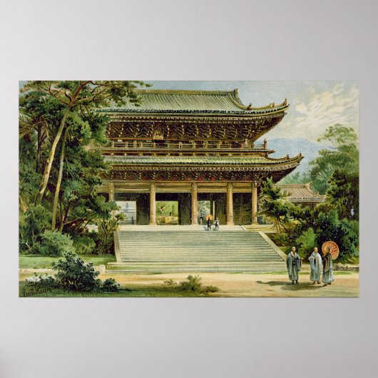 Boeddhistische tempel in Kyoto, Japan Poster (Voorkant)