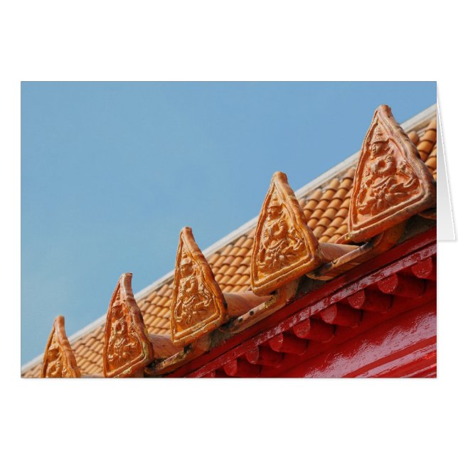 Boeddhistische tempel in Thailand (Voorkant Horizontaal)