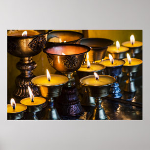 Boeddhistische tempel Longwu-klooster Poster