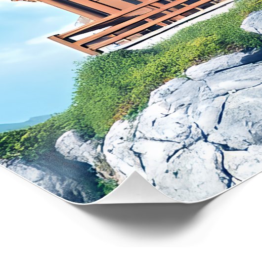 Boeddhistische tempel perfect poster (Hoek)