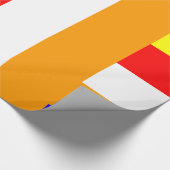 Boeddhistische vlag cadeaupapier (Hoek)