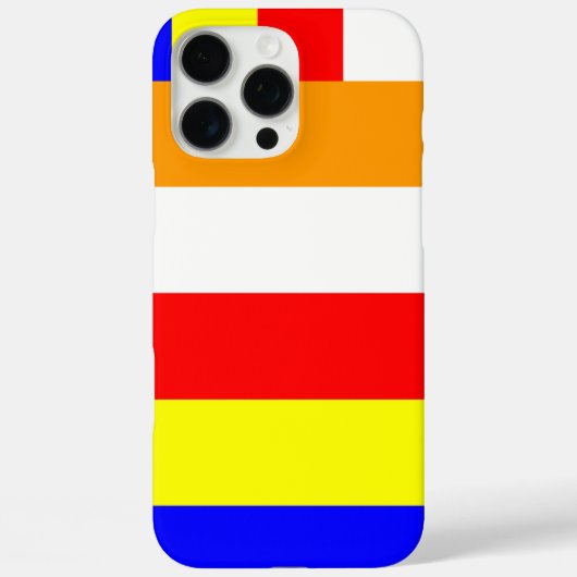Boeddhistische vlag Case-Mate iPhone case (Achterkant)