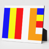 Boeddhistische vlag fotoplaat (Zijkant)