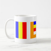 Boeddhistische vlag koffiemok (Links)