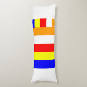 Boeddhistische vlag lichaamskussen (Voorkant Verticaal)
