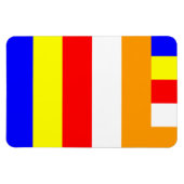 Boeddhistische vlag magneet (Horizontaal)