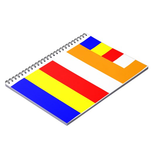 Boeddhistische vlag notitieboek (Linkerzijde)