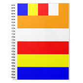 Boeddhistische vlag notitieboek (Voorkant)