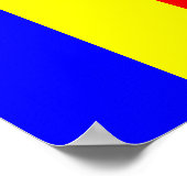 Boeddhistische Vlag Poster (Hoek)