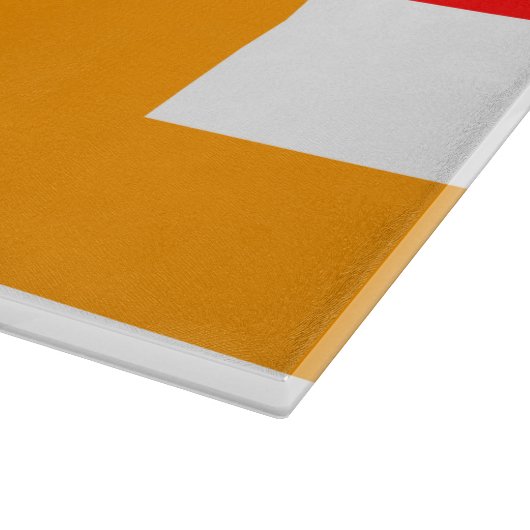 Boeddhistische vlag snijplank (Hoek)