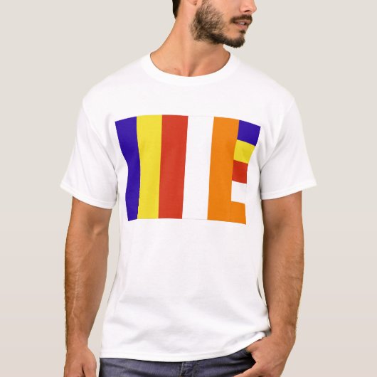 Boeddhistische vlag T-Shirt (Voorkant)