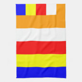 Boeddhistische vlag theedoek (Verticaal)