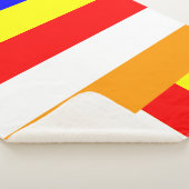 Boeddhistische vlaggekleurde boeddhisme symboliek sherpa deken (3/4)