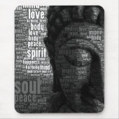 Boeddhistische woorden van Wisdom Muismat (Voorkant)