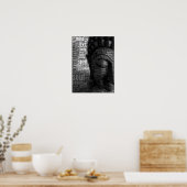Boeddhistische woorden van Wisdom Poster (Keuken)
