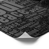 Boeddhistische woorden van Wisdom Poster (Hoek)