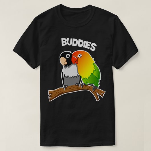 Boeddies parrot t-shirt (Design voorkant)