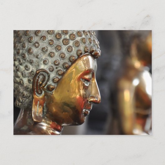 Boeddistsculptuur Briefkaart (Voorkant)