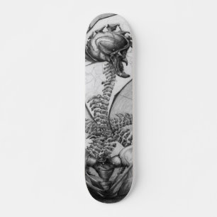 Boeddwerggeel horrorskelet - scharnierende monster skateboard