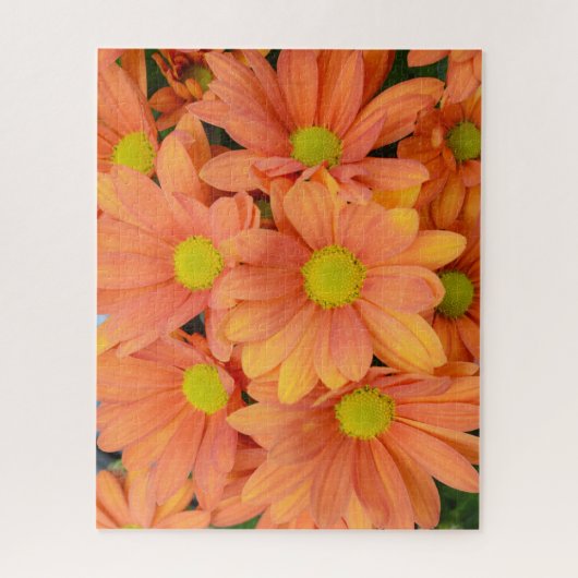 Boedel van mooie Oranje bloemen Legpuzzel (Verticaal)
