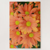 Boedel van mooie Oranje bloemen Legpuzzel (Verticaal)