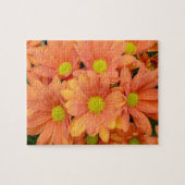 Boedel van mooie Oranje bloemen Legpuzzel (Horizontaal)