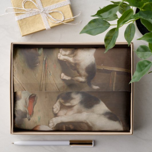 Boedende kunstenaars door Carl Reichert Tissuepapier (Geschenk)