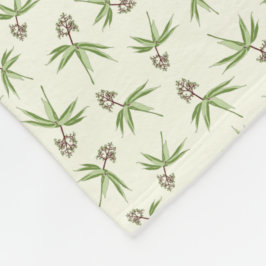 Boedende Rode Bijkantoren op crème - naadloos patr Fleece Deken