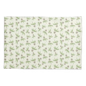 Boedende Rode Bijkantoren op crème - naadloos patr Kussensloop (Achterkant)