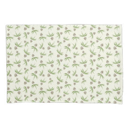 Boedende Rode Bijkantoren op crème - naadloos patr Kussensloop