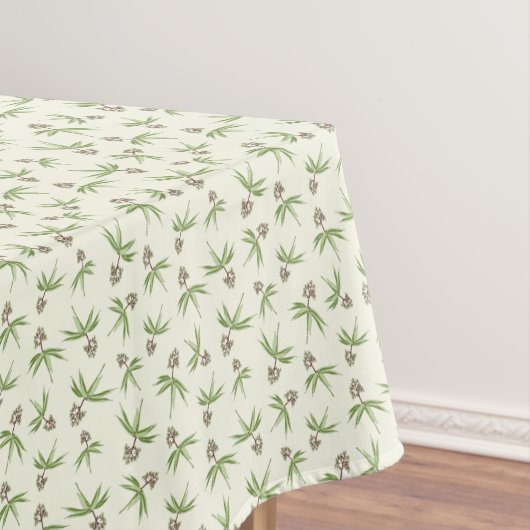 Boedende Rode Bijkantoren op crème - naadloos patr Tafelkleed (Voorbeeld)