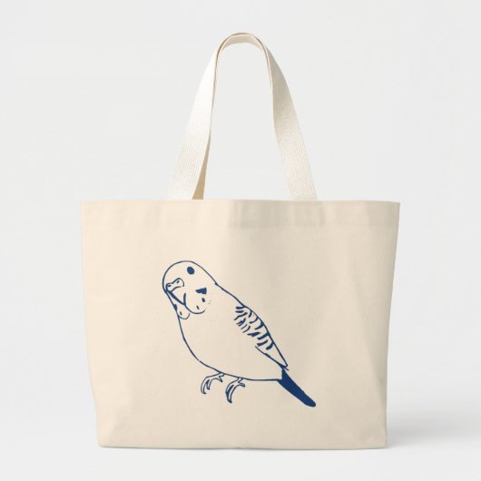 Boedgerigar Grote Tote Bag (Voorkant)