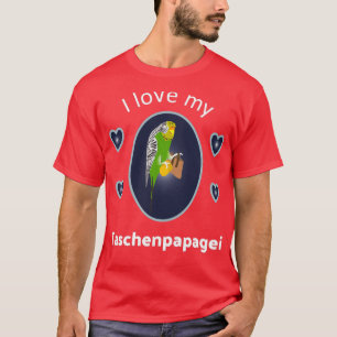 Boedgerigar liefvogel bagparrot t-shirt