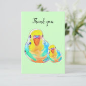  Boedgerigar Paraket Bird Cute Bedankt (Staand voorkant)