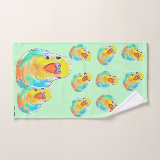  boedgerigar Paraket Bird Cute Handdoek (Handdoek)