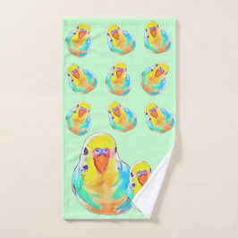  boedgerigar Paraket Bird Cute Handdoek