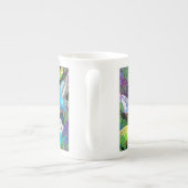 Boedgerigar Parrots in Ferns Bone China Mok (Achterkant)