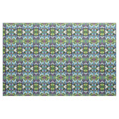 Boedgerigar Parrots in Ferns Fabric Stof (Yard (91,4 cm))