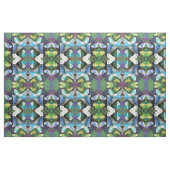 Boedgerigar Parrots in Ferns Fabric Stof (Fat Quarter)