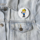 Boedgie Boy #3 Button (BU11-3b2) (In situ)